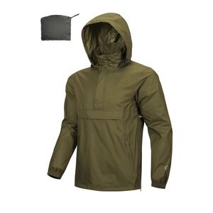 12N28/ Outdoor Ventures Men's Rain Jacket Waterproof Lightweight  Rain Pullover